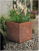 Metal planter plant pot - Rust Corten Steel 40 x40 x40cm Flat-packed