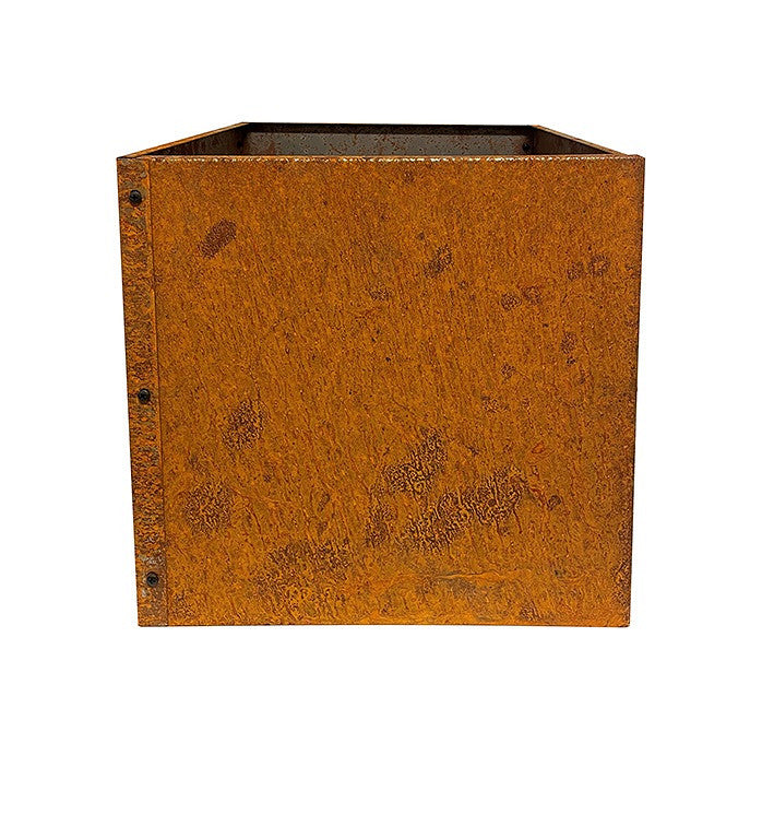 Metal planter plant pot - Rust Corten Steel 40 x40 x40cm Flat-packed