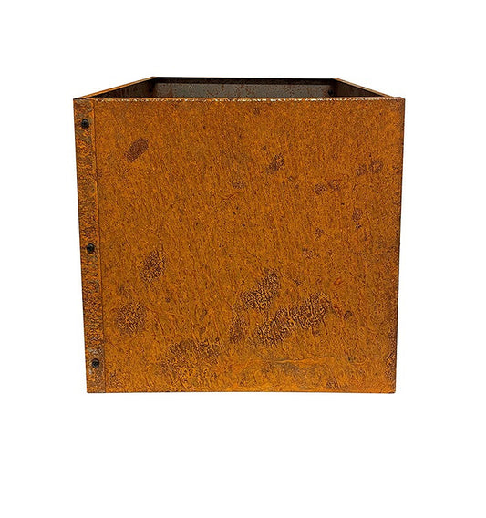 Metal planter plant pot - Rust Corten Steel 40 x40 x40cm Flat-packed