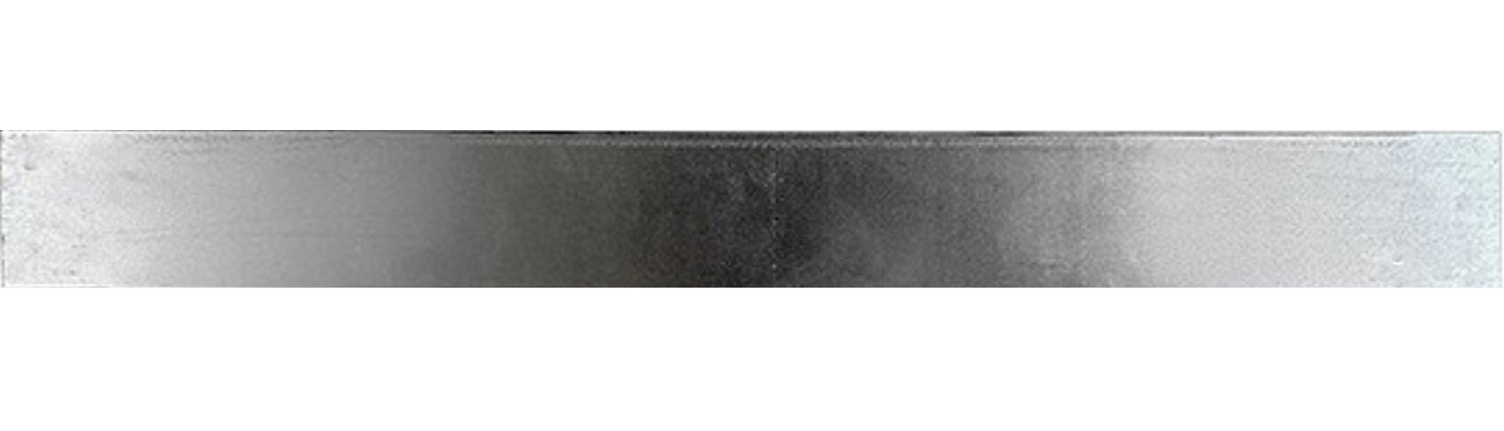 Metal Lawn Edging Silver Galvanised Steel (Pack: 5 x 1m lengths)