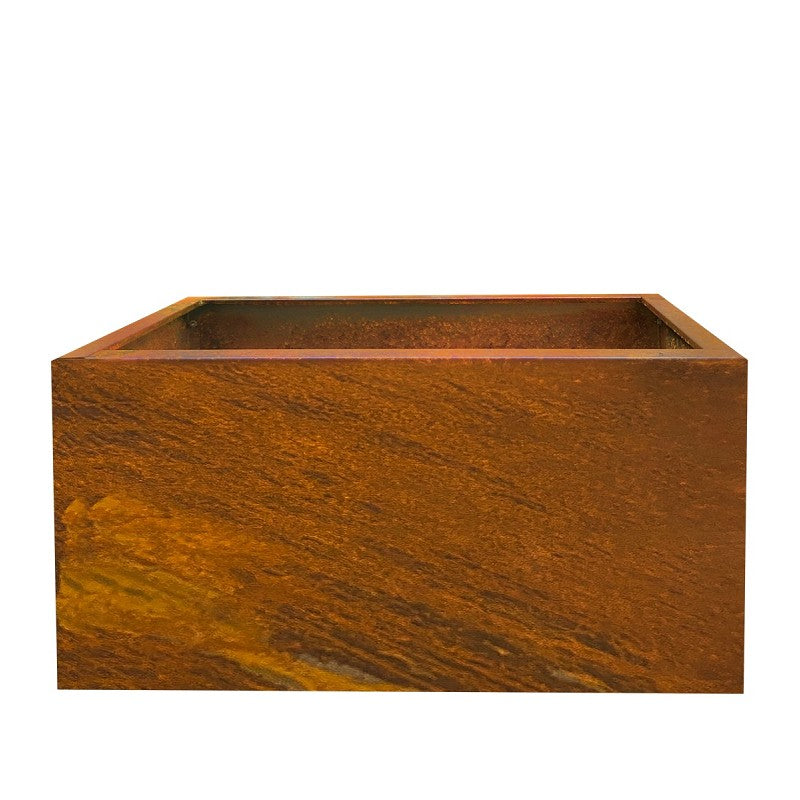 Metal planter plant pot - Rust Corten Steel 40 x60 x40cm Flat-packed