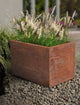 Metal planter plant pot - Rust Corten Steel 40 x60 x40cm Flat-packed - Devonia London