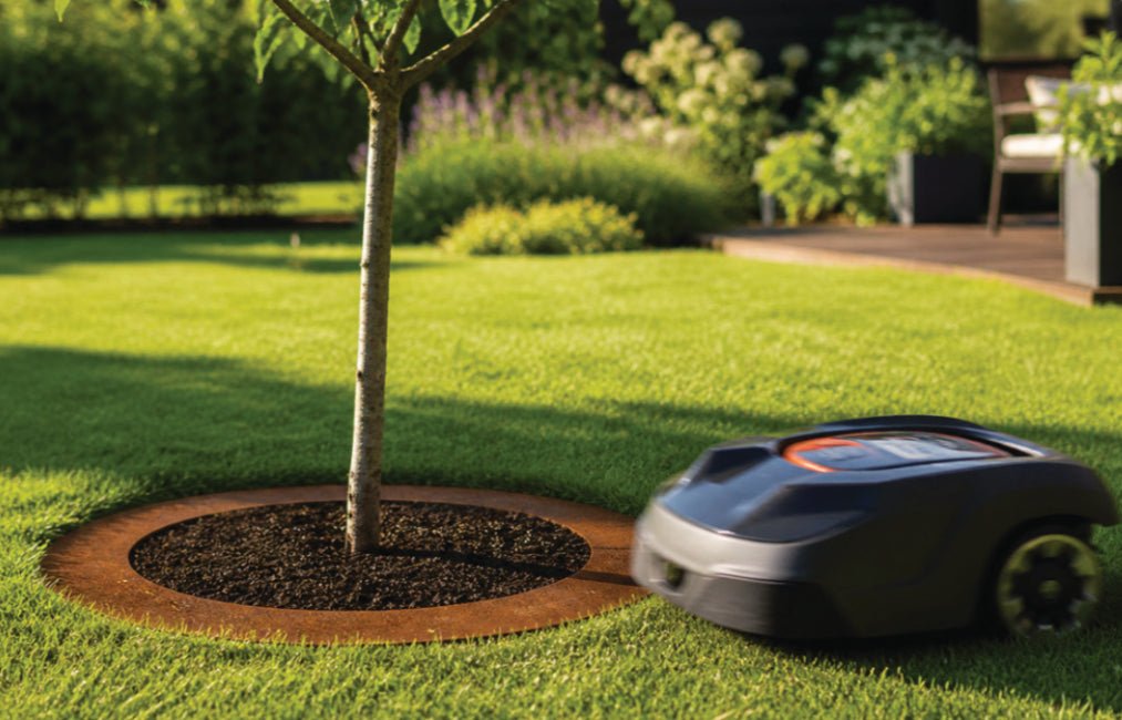 Metal Tree Protection Ring – Rust Steel (non-galvanised) 50 or 70cm - Devonia London