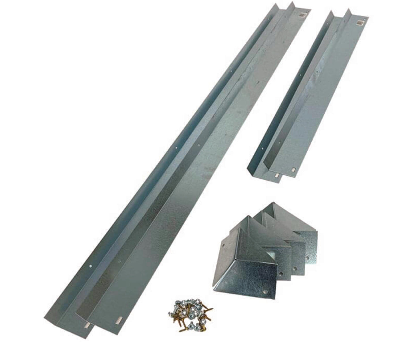 Snail and Slug Barrier Kit Silver Metal- for raised vegetable beds or wooden lawn edge