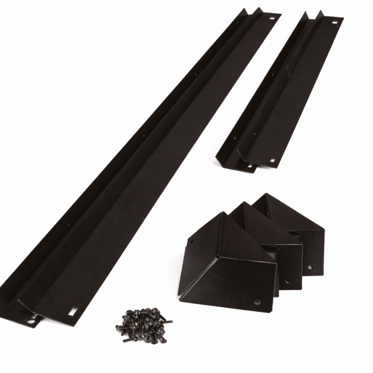 Snail and Slug Barrier Kit Black Metal - for raised vegetable beds or wooden lawn edge