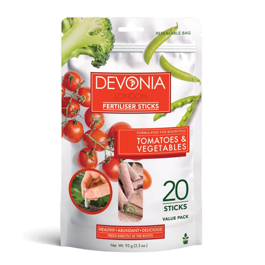 Tomato and Vegetable Plant Food Sticks - Devonia London