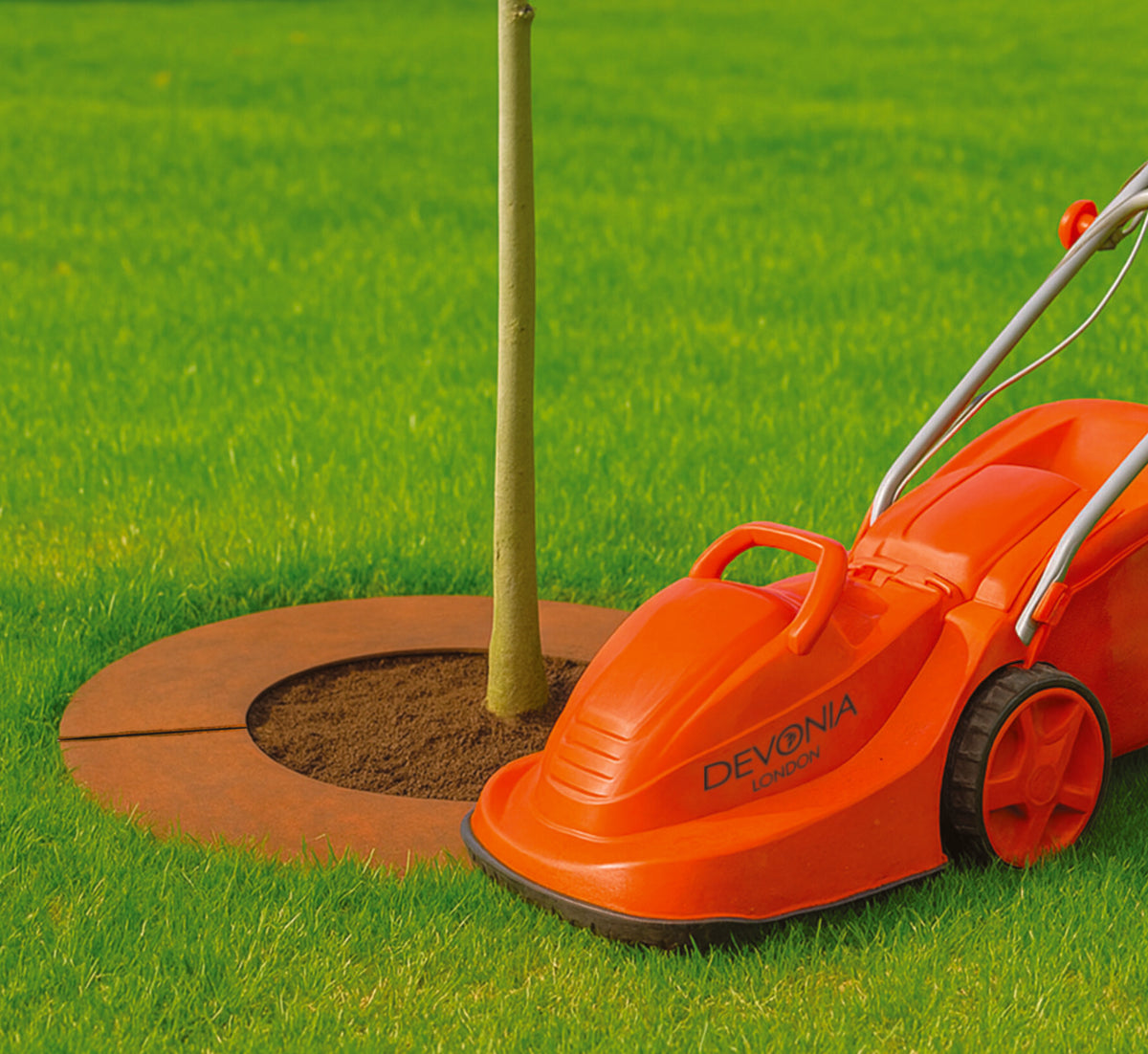 Metal Tree Protection Ring - Rust Steel (non-galvanised) 70cm