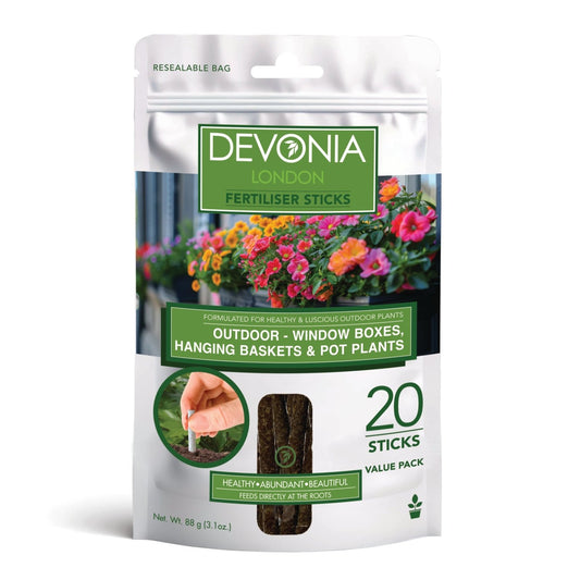 Window Boxes Hanging Baskets and Pot Plant Food Sticks - Devonia London
