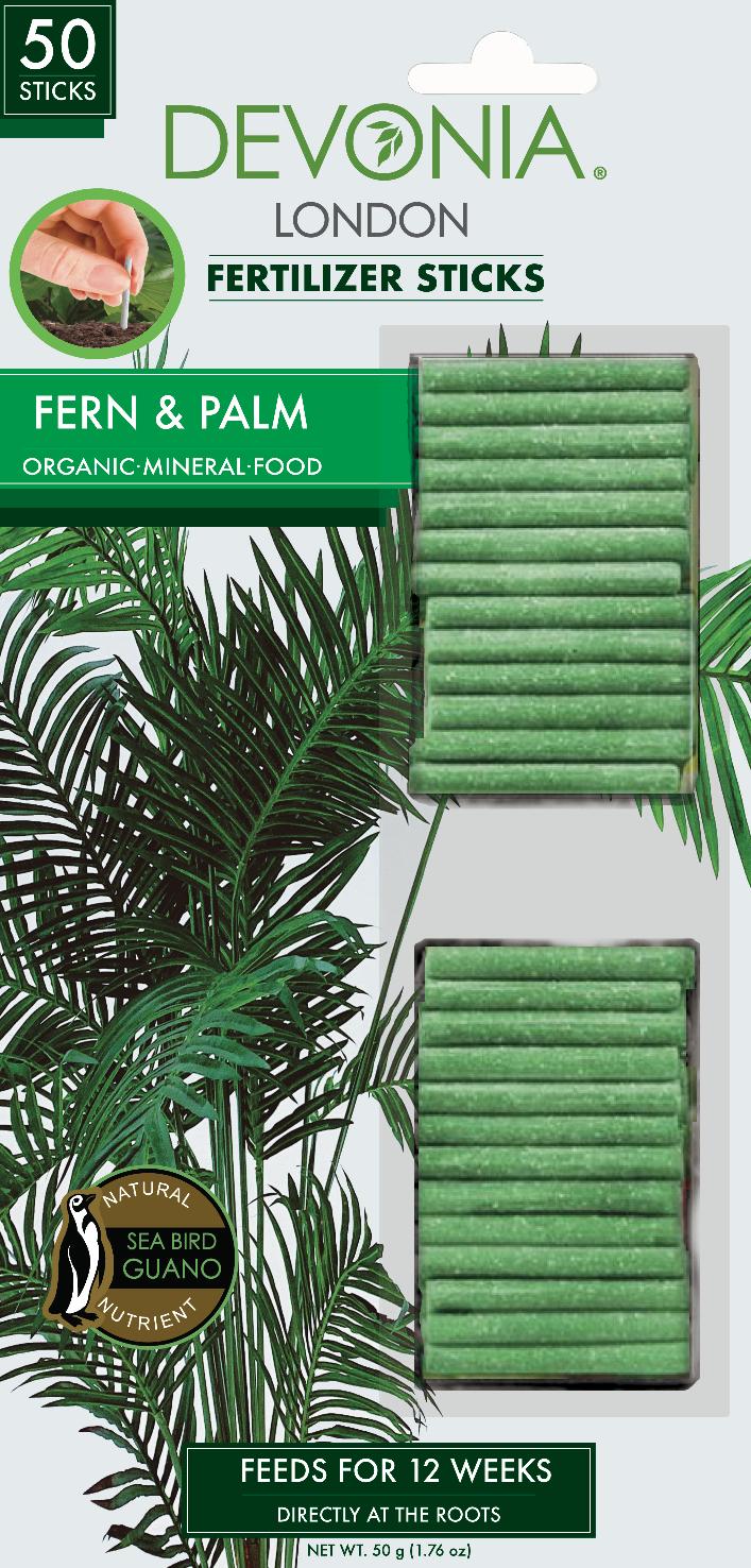 Fern & Palm Fertiliser Sticks with organic Guano