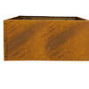 Planter Corton steel 40x80x40