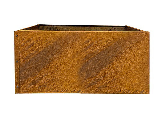 Metal planter plant pot - Rust Corten Steel 40 x80 x40cm Flat-packed