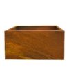 rusty metal plant pot rectangular