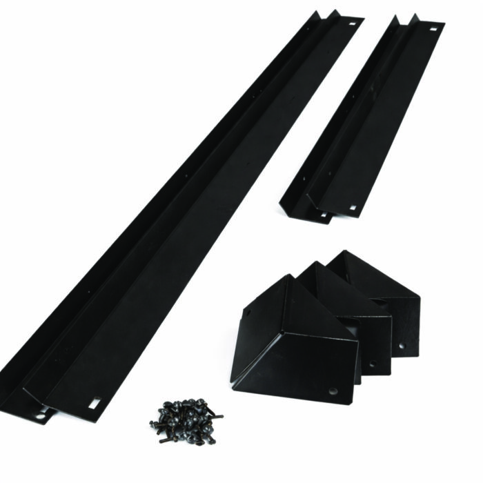 snail barrier kit_black black metal snail and slug barrier kit